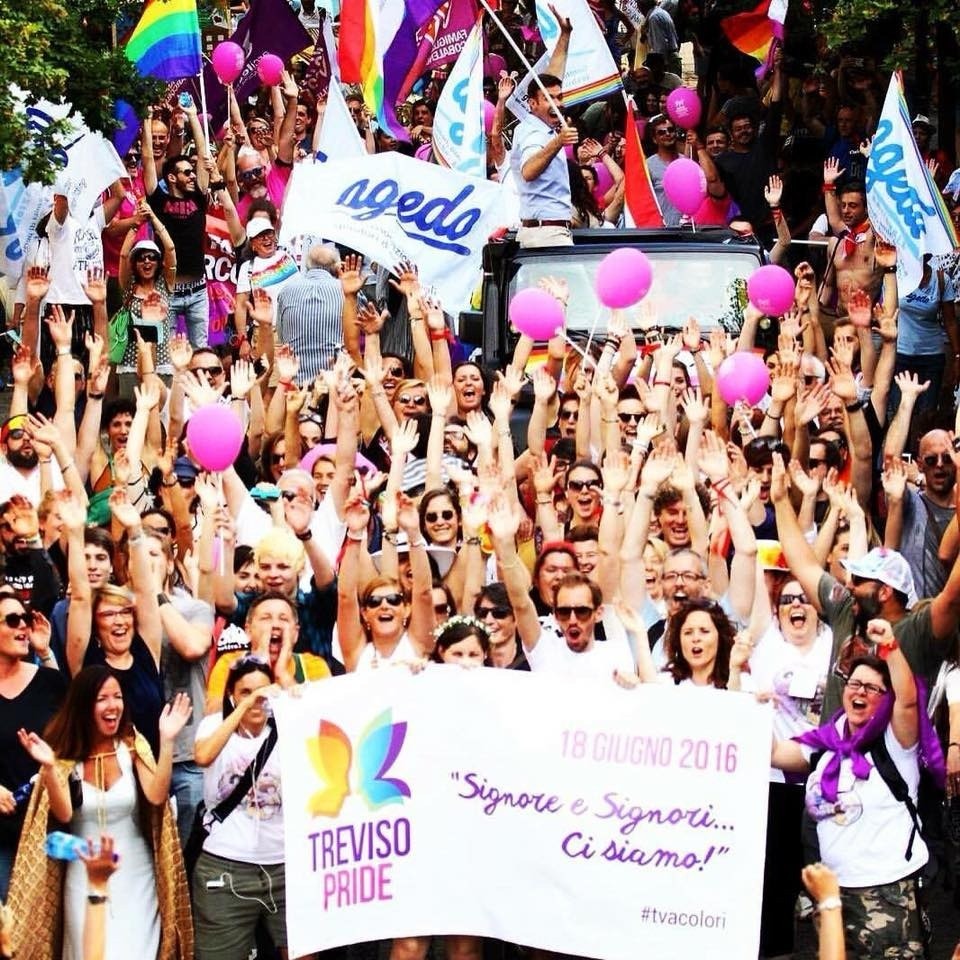 Treviso Pride 2026, sabato corteo in centro dalle 15 e serata finale al Nomad Hostel