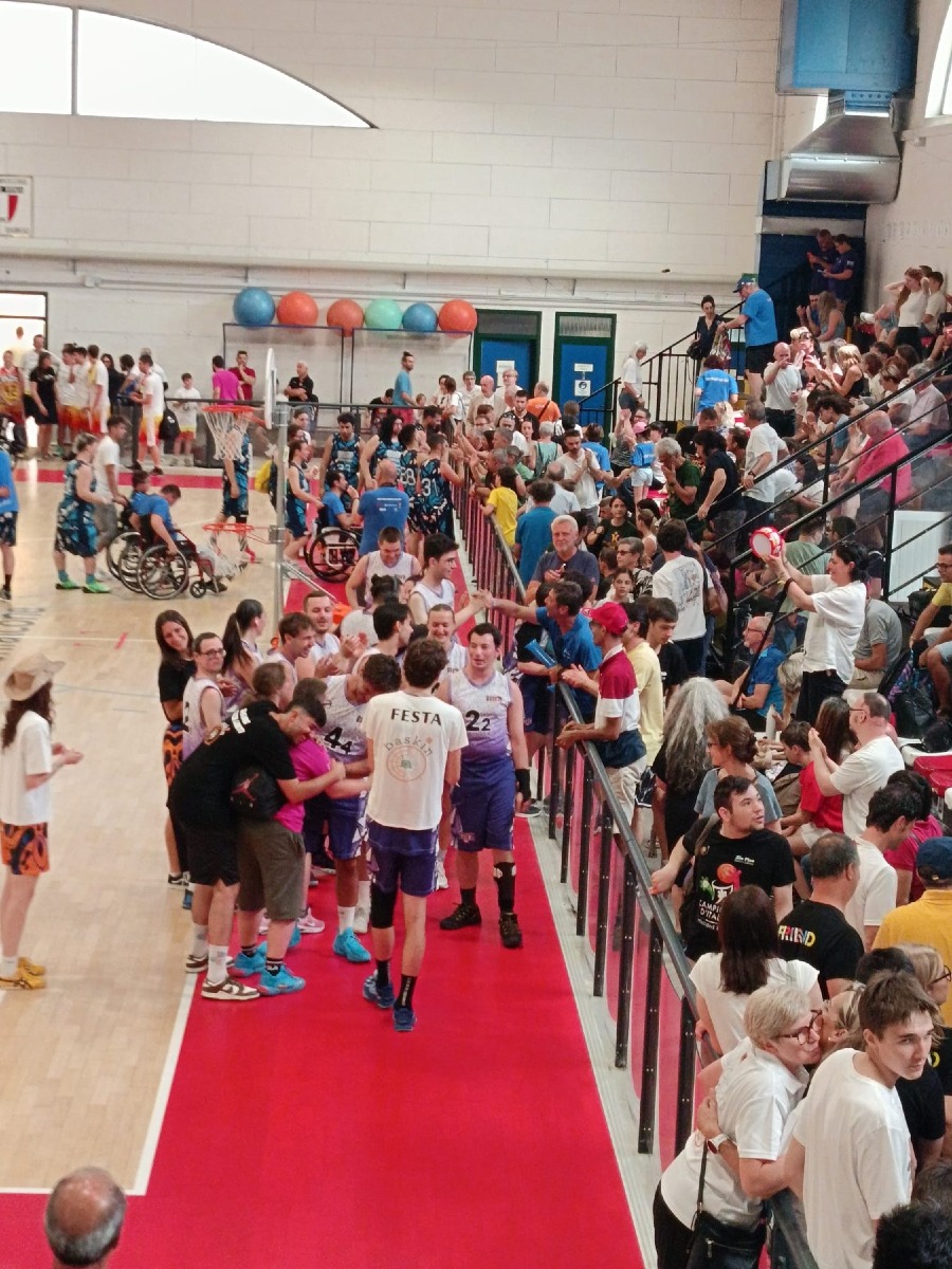 Monfalcone chiude le finali nazionali di Baskin: Reggio Emilia campione 90-88 su Udine