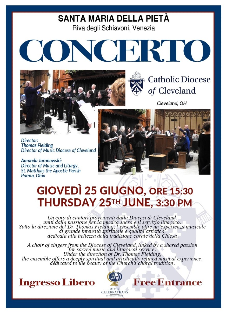 Concerto gratuito alla Chiesa della Pietà: a Venezia arriva il coro di Cleveland