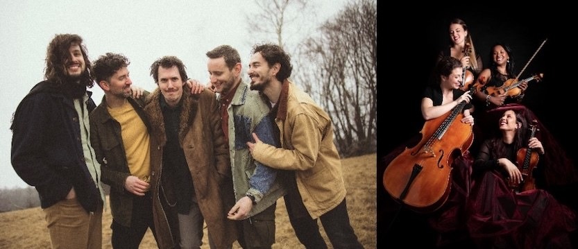 Palchi nei Parchi a Codroipo: rock-folk e quartetto d’archi insieme in “Paesaggi Acustici”