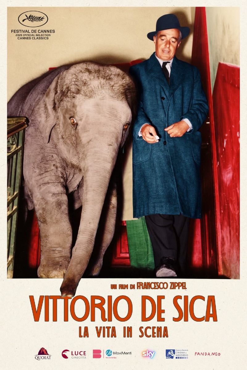 Locandina: Il documentario su Vittorio De Sica arriva a Pordenone e Udine: biglietti a 3,50