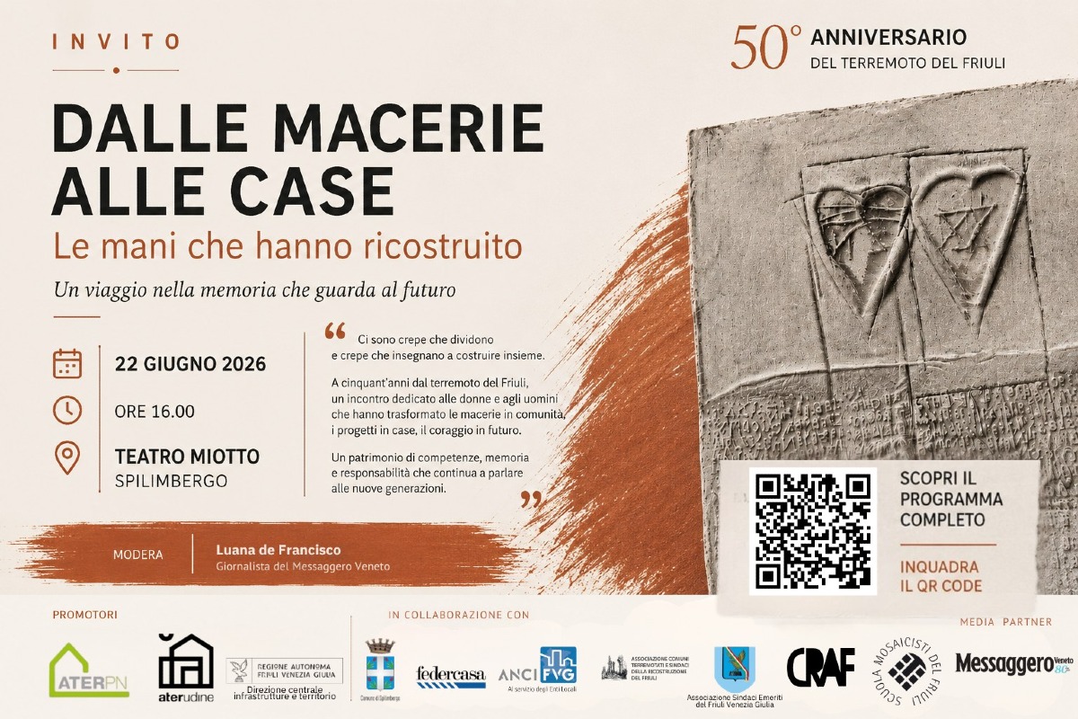 Terremoto del Friuli, a Spilimbergo testimonianze e mostra sui 50 anni della ricostruzione