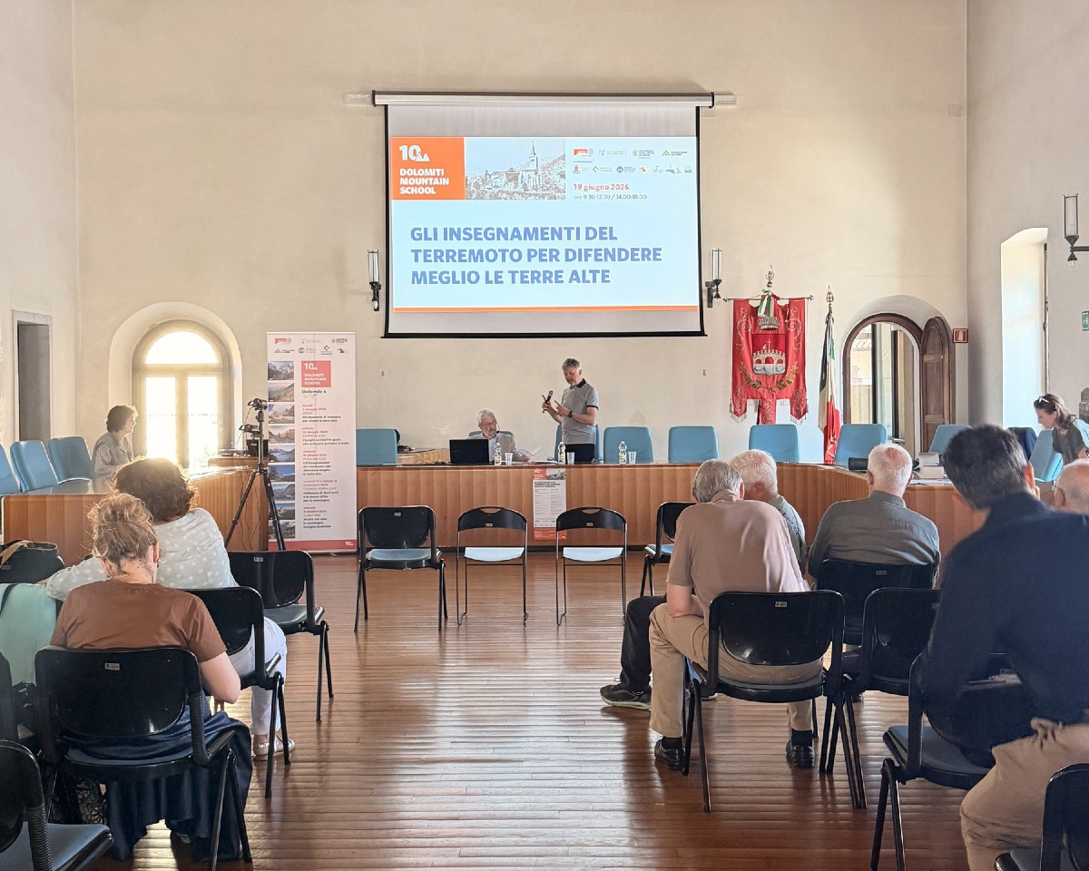 Venzone, il terremoto del 1976 torna lezione per la montagna alla Dolomiti Mountain School