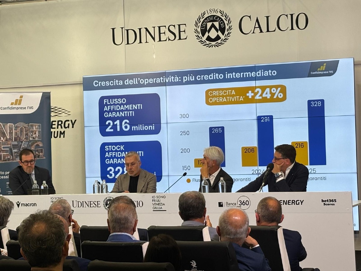 Confidimprese FVG chiude il 2025 con utile di 756 mila euro e 327 milioni di affidamenti