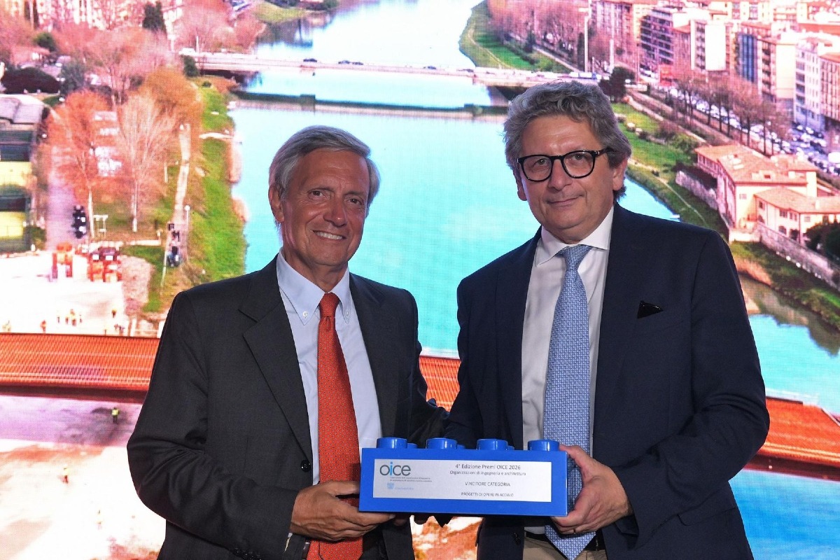Technital di Verona vince due Premi OICE 2026 con ponte sull’Arno e idrovora sul Po