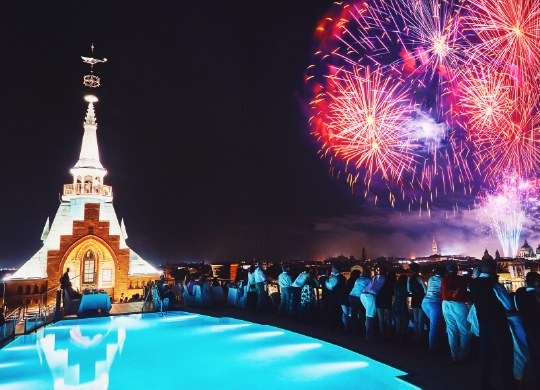 Festa del Redentore 2026 a Venezia, due cene vista fuochi all’Hilton Molino Stucky
