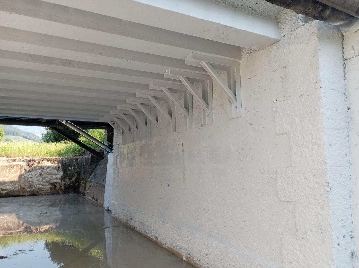 Farra di Soligo, riaperto il ponte sulla SP 32 a Col San Martino dopo lavori da 60mila