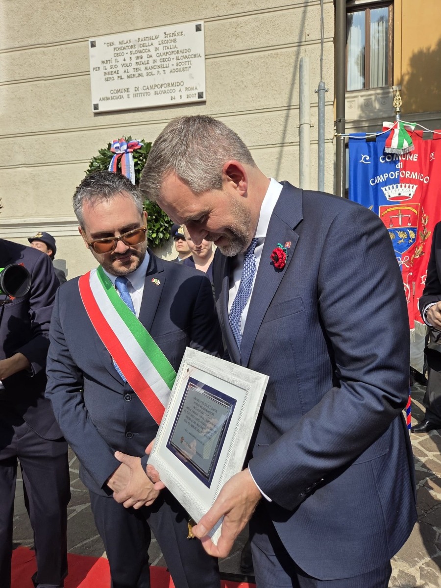 Campoformido, il 26 giugno arriva il ministro slovacco per l'omaggio a Štefánik