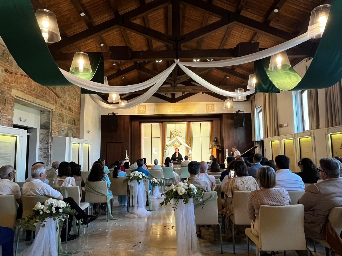 Padova, matrimonio con rito religioso di Scientology per Khadija e Leonardo