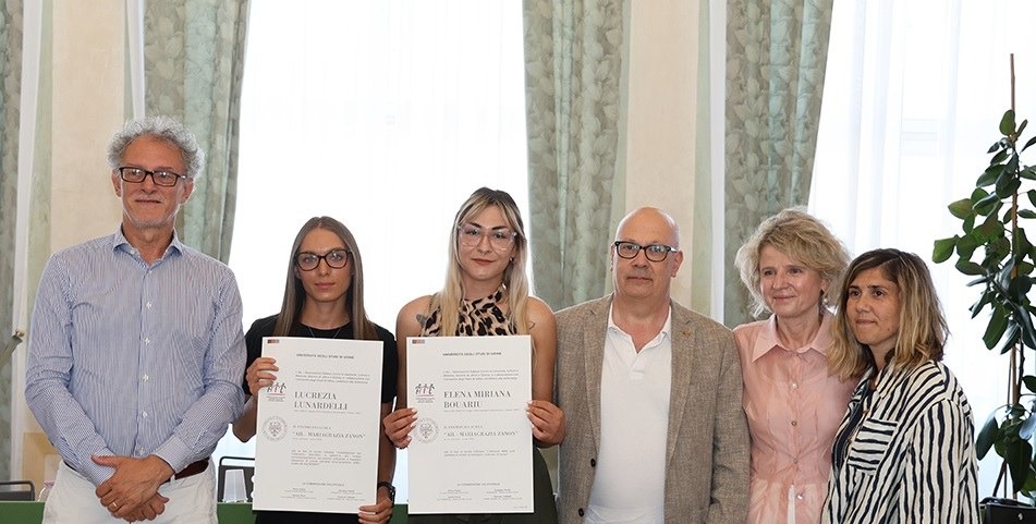 Università di Udine, premio Ail a due neolaureate in Infermieristica: 1.500 euro ciascuna