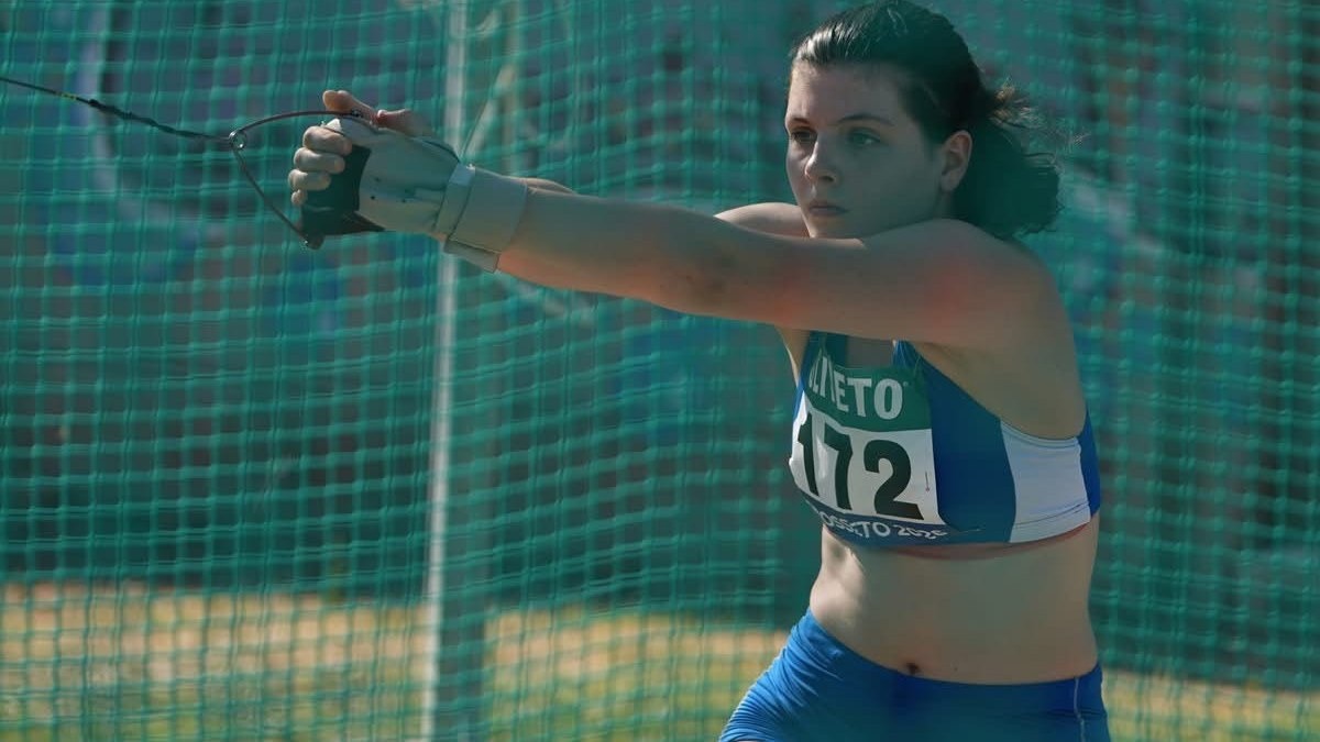 Malignani Libertas Udine, Marta Corazza campionessa italiana Under 18 nel martello - 