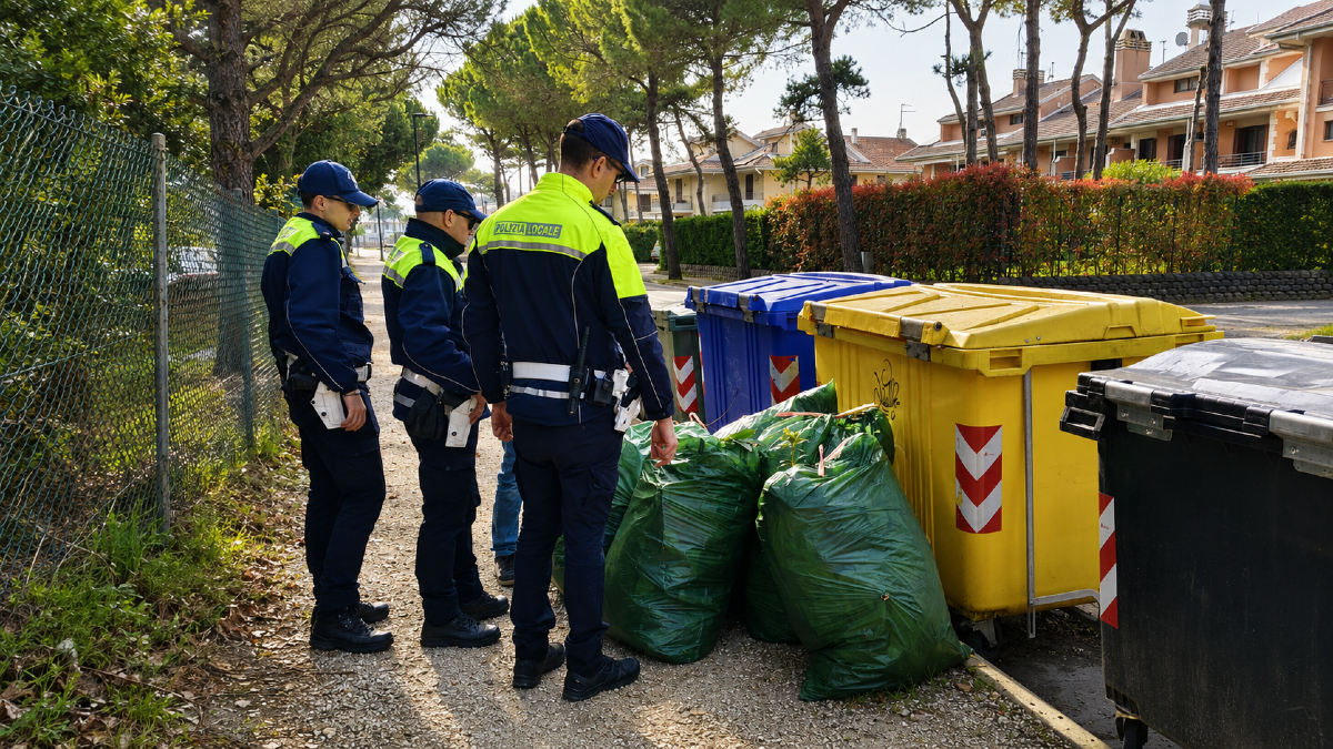 Lignano, tolleranza zero contro i rifiuti abbandonati: "già una ventina di sanzioni" - 