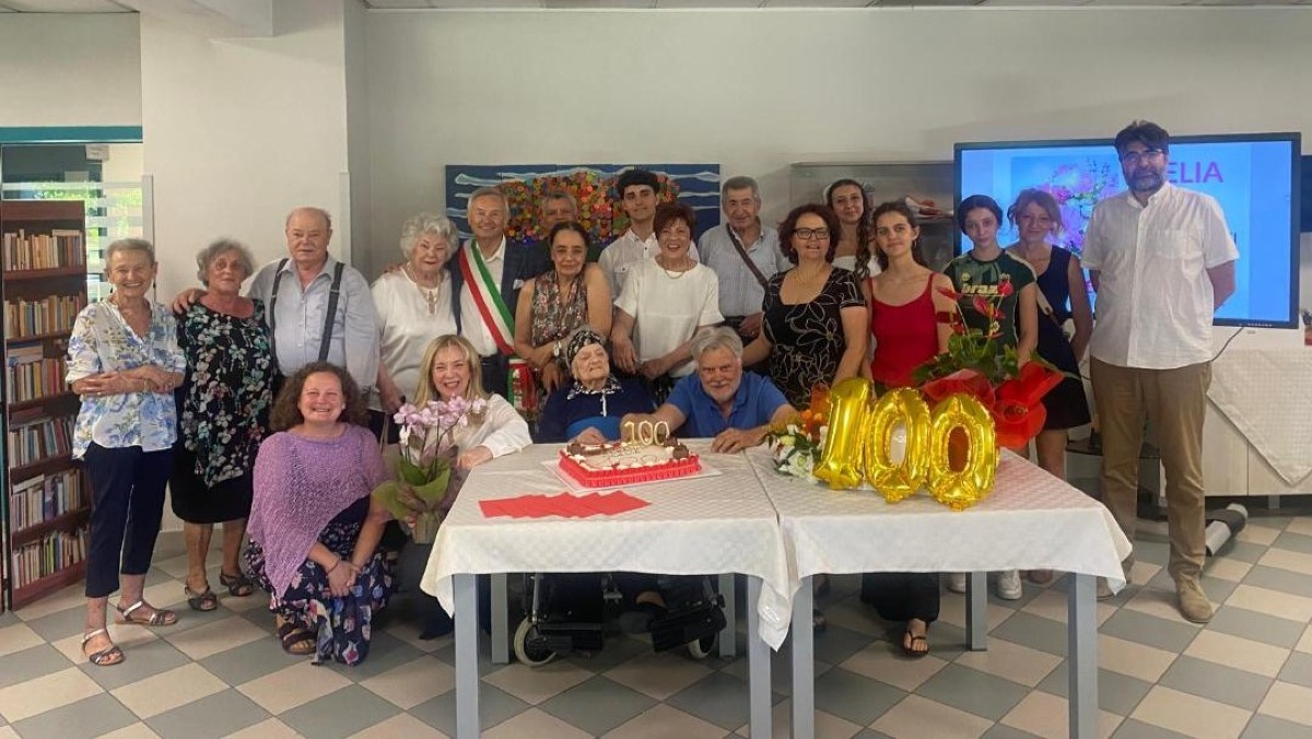 Portogruaro, la Francescon festeggia i 100 anni di Immacolata "Clelia" Milan - 