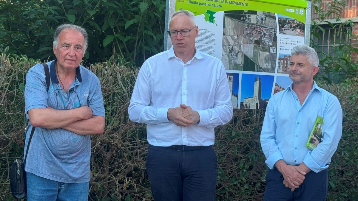 Torviscosa inaugura il percorso 112 dei 10mila passi tra salute e storia - 