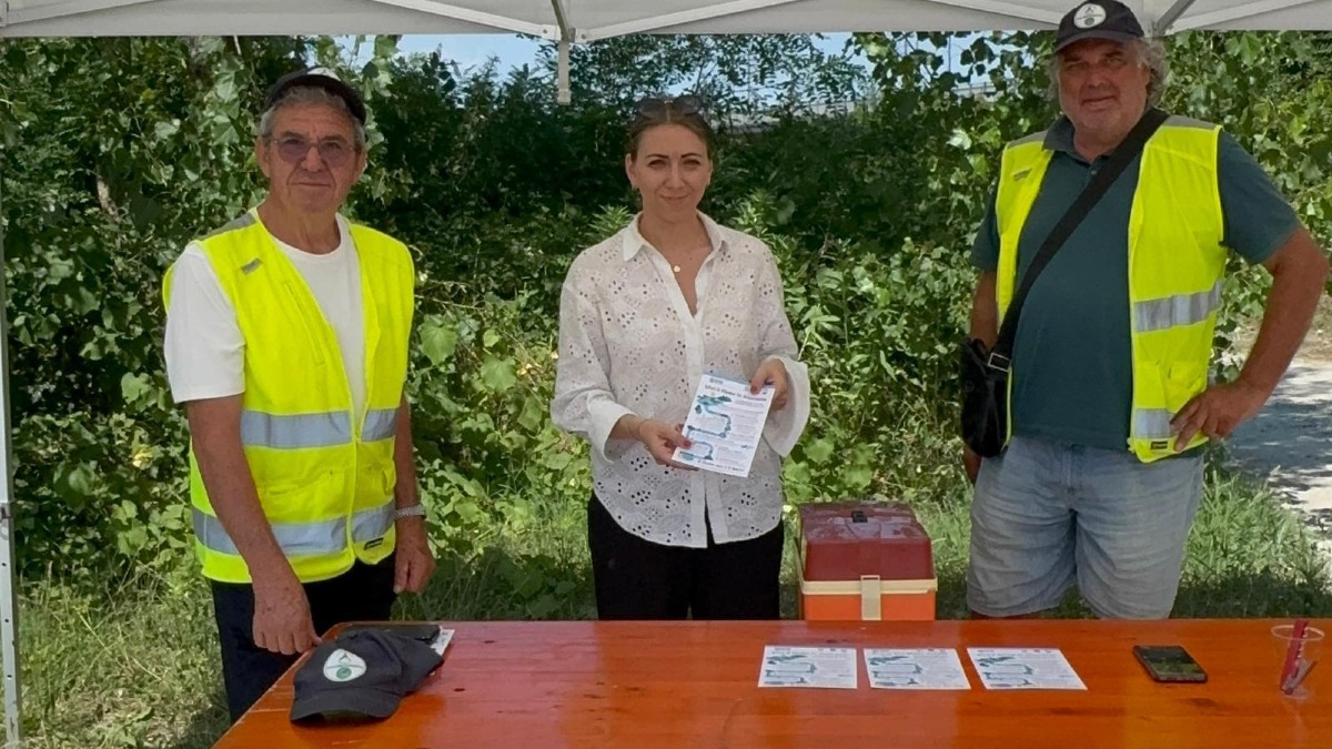 Sicurezza sul Piave: volantini sulle rive a San Biagio di Callalta - 