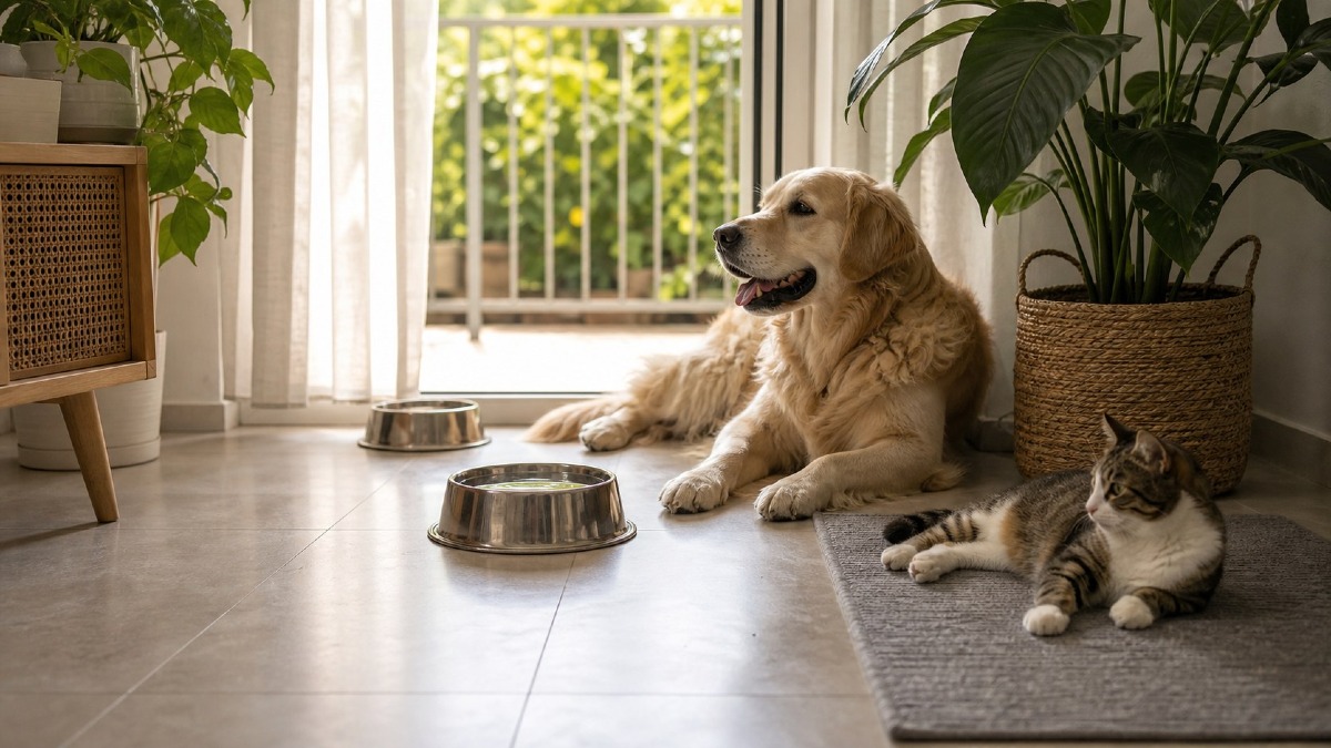 Animali e caldo: cani e gatti in estate, cosa fare e quando correre dal veterinario - 