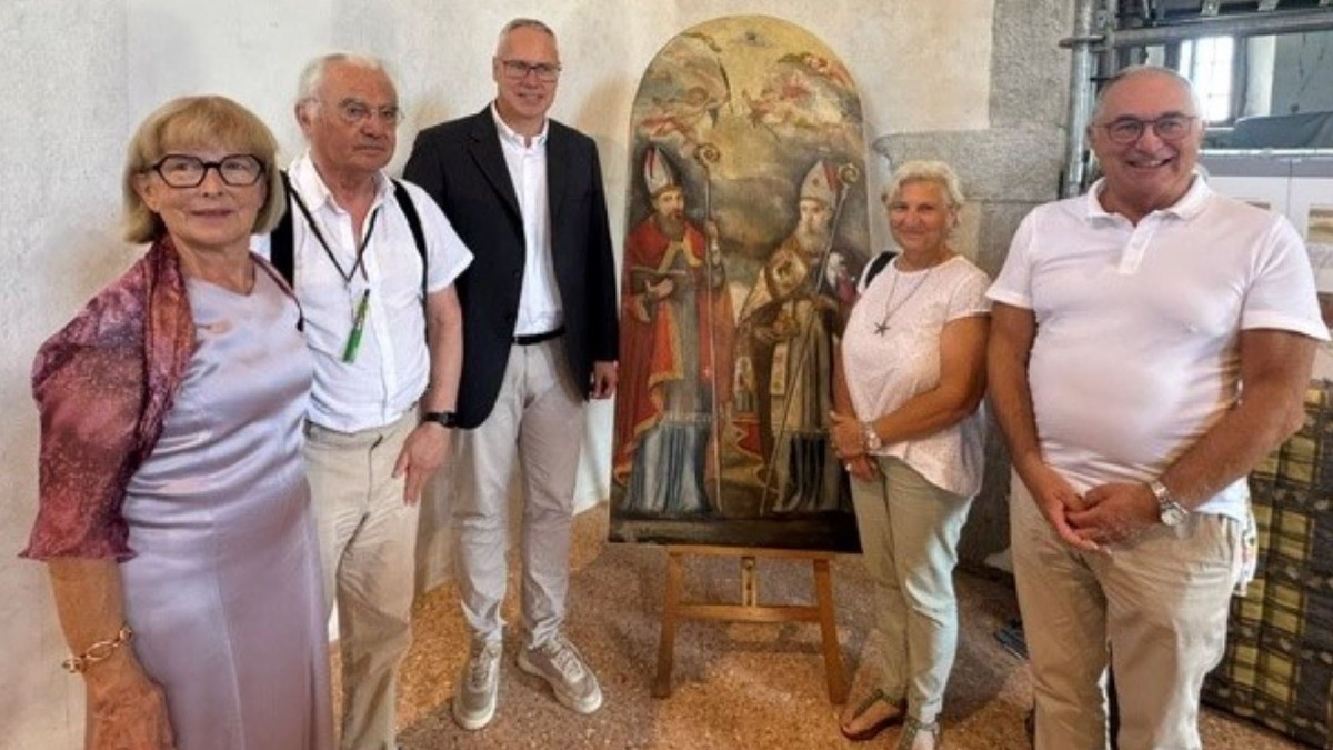 Entesano ritrova la pala di San Zenone e San Nicolò: esposta dopo il restauro - 