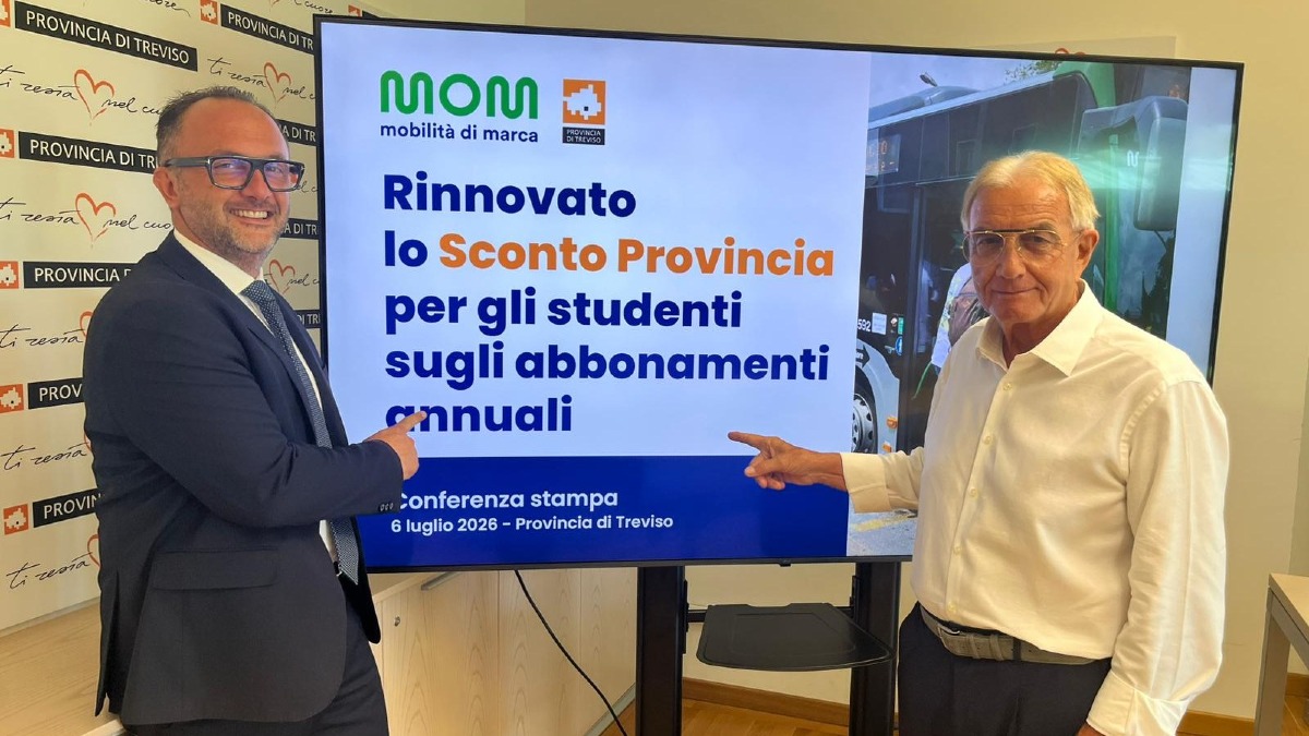 Treviso, torna lo Sconto Provincia: fino a 40 euro in meno sugli abbonamenti studenti - 