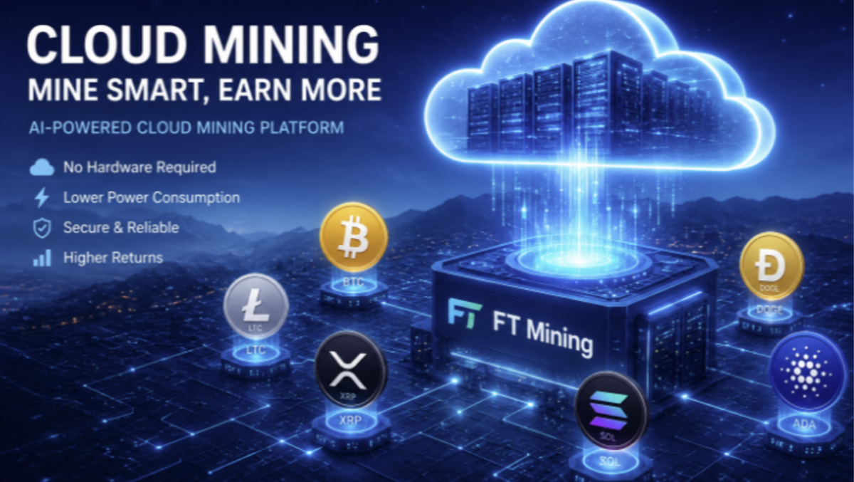 FT Mining lancia servizi di mining convenienti per BTC, LTC, XRP, SOL, DOGE e ADA: genera profitti facilmente comodamente da casa tua！ - 