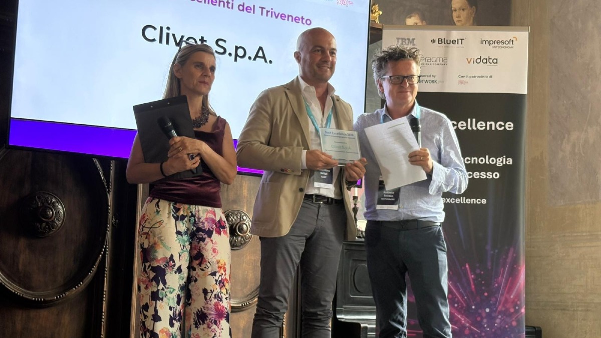 Clivet premiata a Vicenza per crescita e innovazione digitale al Tech Excellence 2026 - 