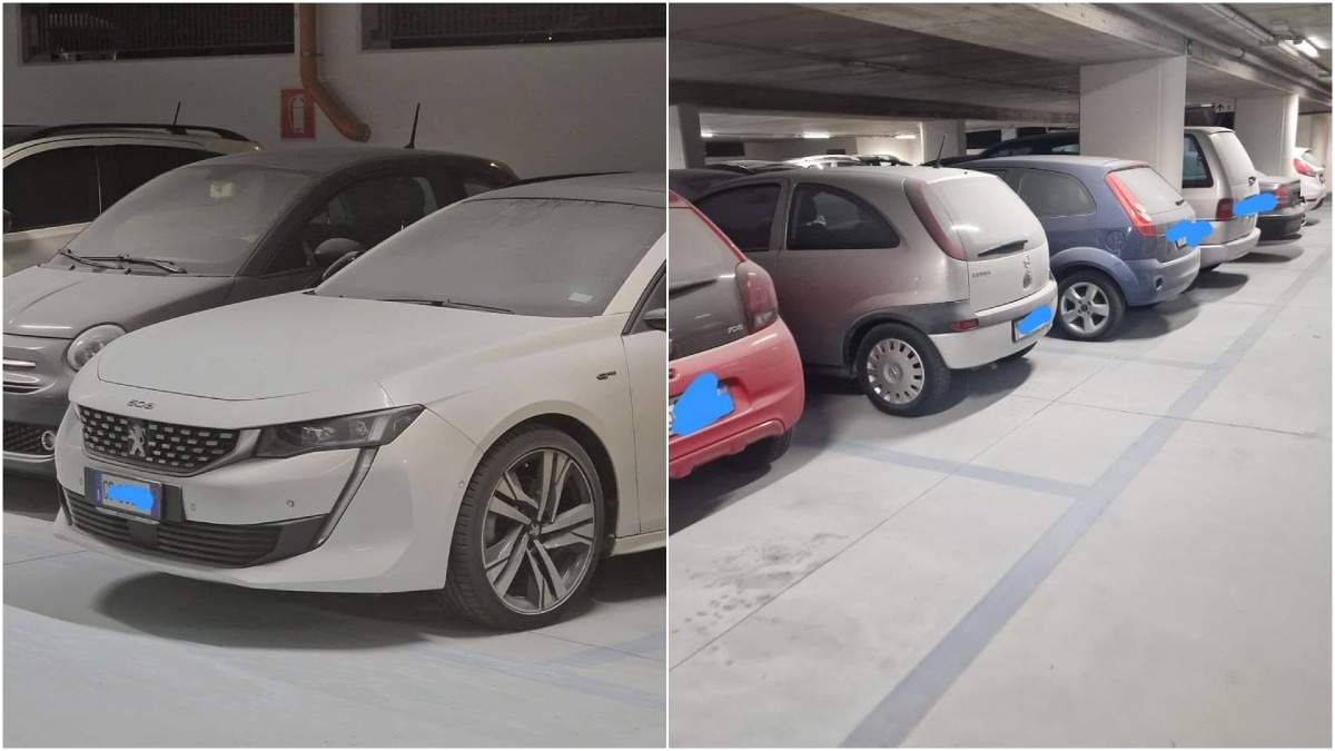 Estintori svuotati e auto imbrattate: vandali nel parcheggio sotterraneo di San Vito - Le immagini diffuse dal sindaco