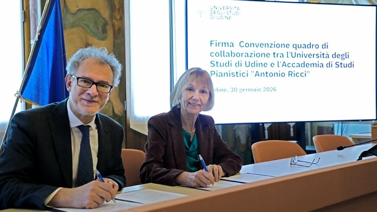Udine, musica e università insieme per tre anni: nuova intesa tra ateneo e Accademia Ricci - 