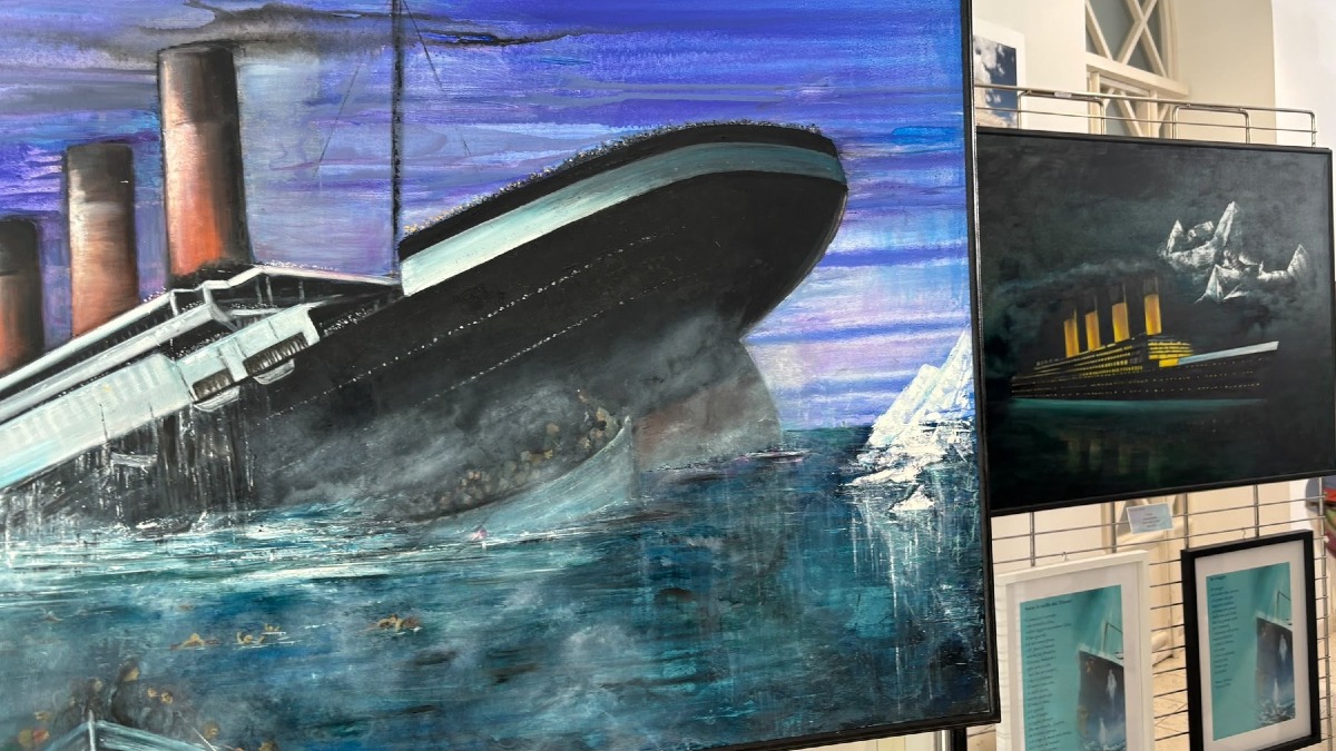 Monfalcone, in Municipio la mostra “Il Titanic” di Loredana Prodan e Mauro Munari - 