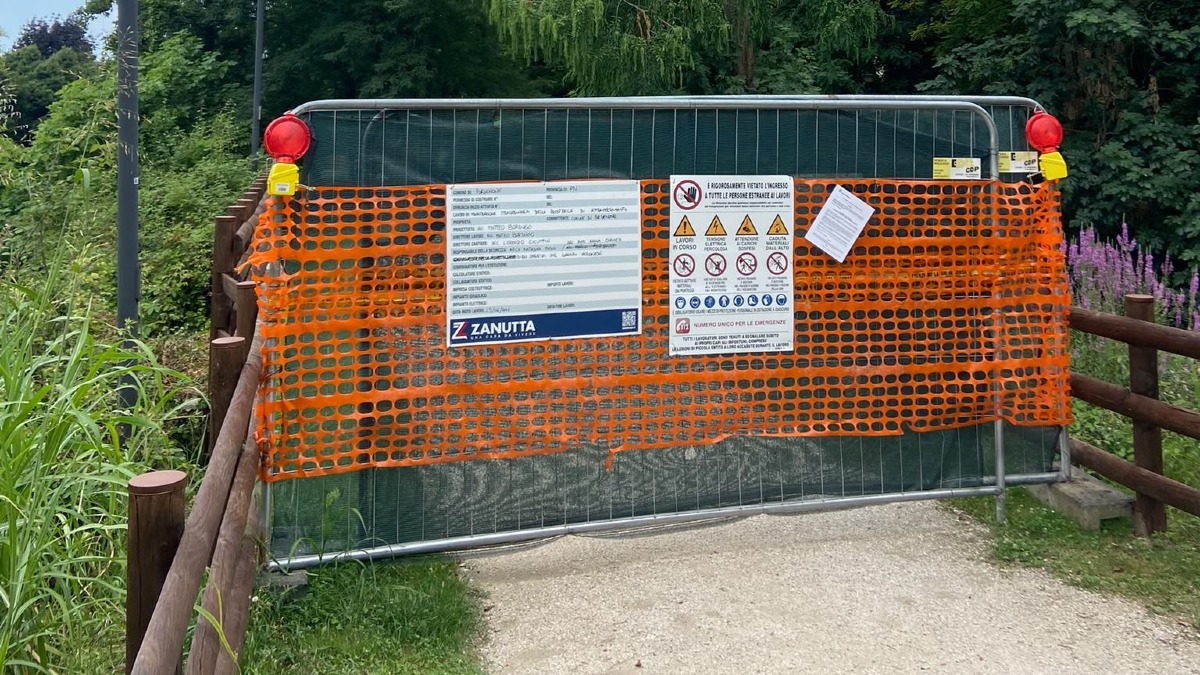 Pordenone, passerella dei Laghetti di Rorai: bonifica amianto senza stop al cantiere - 