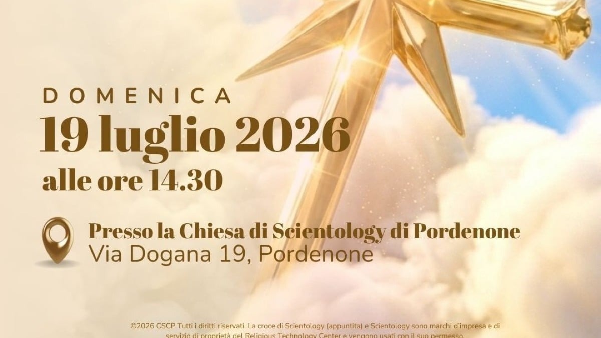 Pordenone, domenica pomeriggio incontro pubblico nella sede di Scientology - 