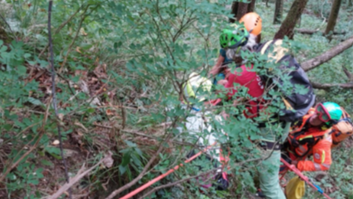 Montenars, scivola sul sentiero delle cascate e finisce nel bosco - 