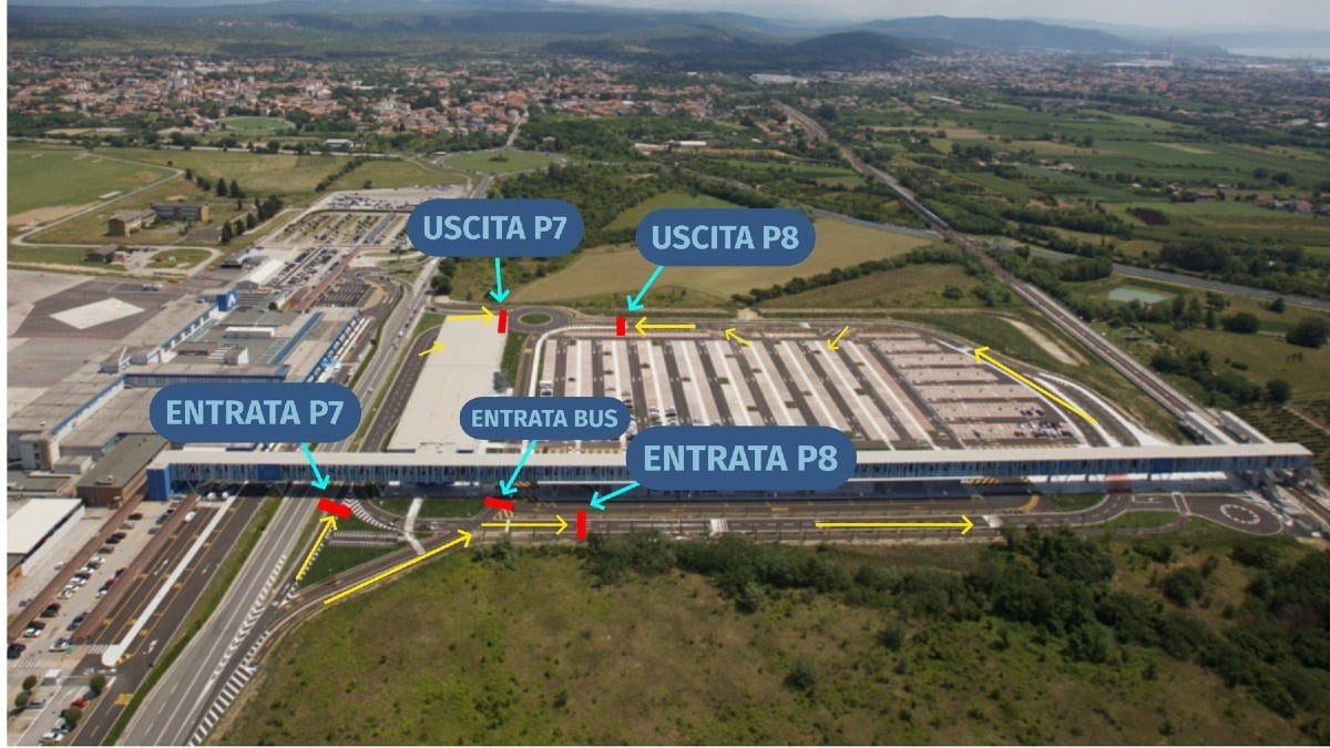 Ronchi, nuova circolazione al Polo Intermodale: dal 22 luglio cambiano uscite, parcheggi e accessi - 