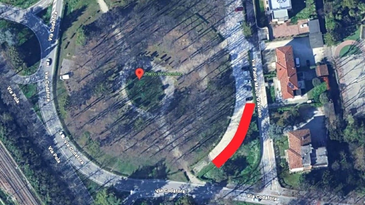 Pordenone, tre giorni con parcheggi ridotti attorno al Parco IV Novembre