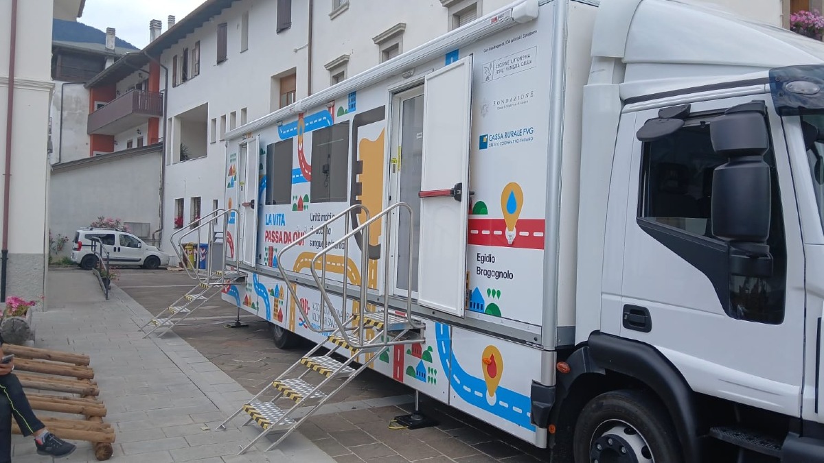 Paluzza, 28 donazioni di sangue con la nuova autoemoteca regionale - 