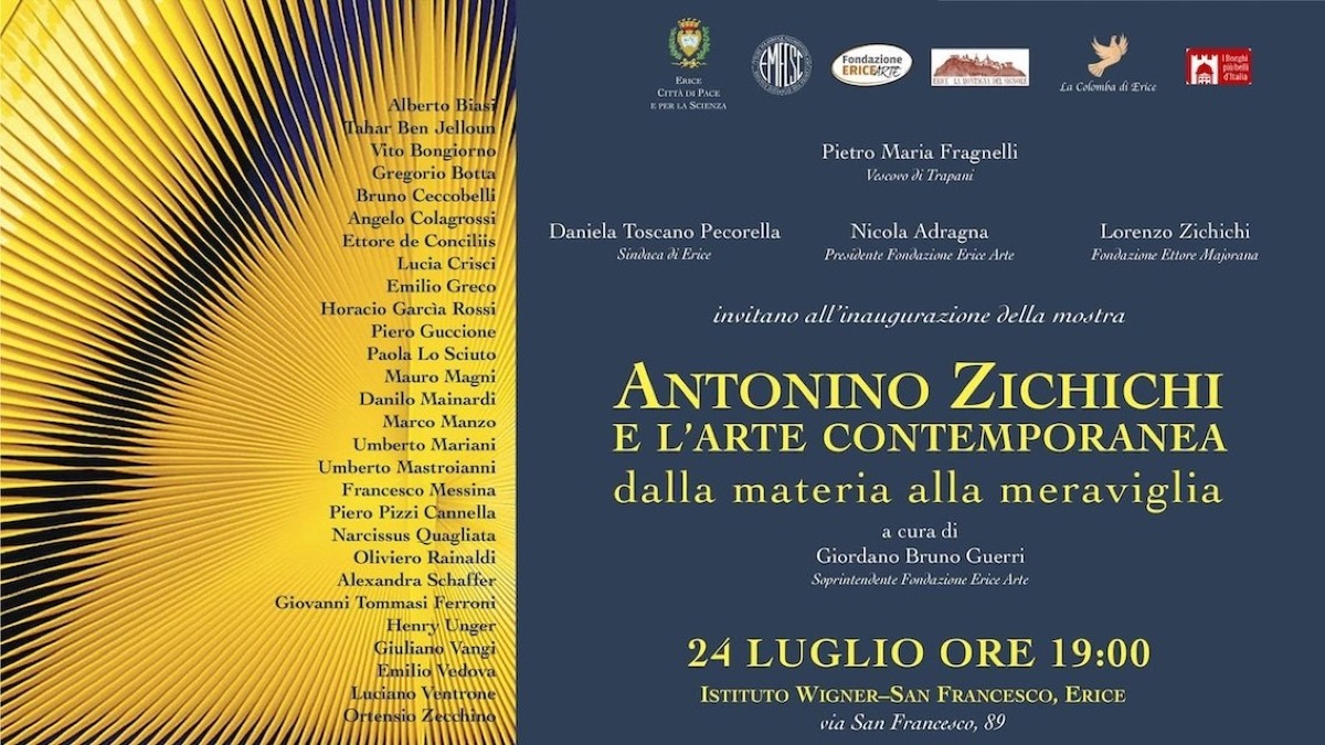 Alberto Biasi in mostra a Erice dal 24 luglio: l’omaggio padovano ad Antonino Zichichi - 