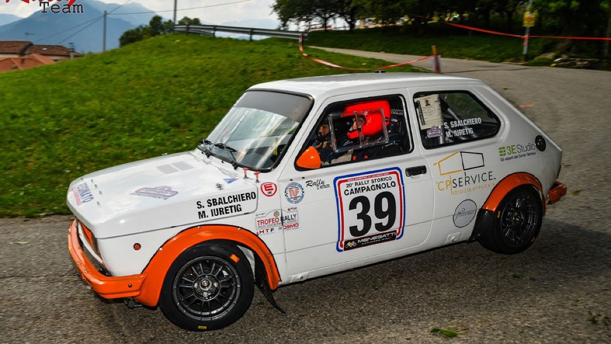Sbalchiero chiude 1° di classe al Campagnolo Rally Storico: 18° assoluto - 