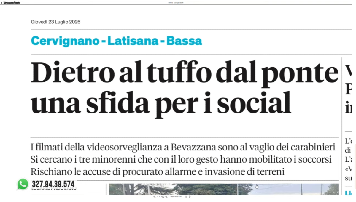 La Rassegna stampa di Nordest24, puntata di giovedì 23 luglio 2026 | VIDEO - 