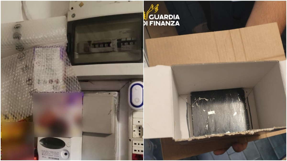 Operazione della Guardia di finanza su un contatore elettrico con magnete nascosto in un'attività commerciale, immagine di approfondimento