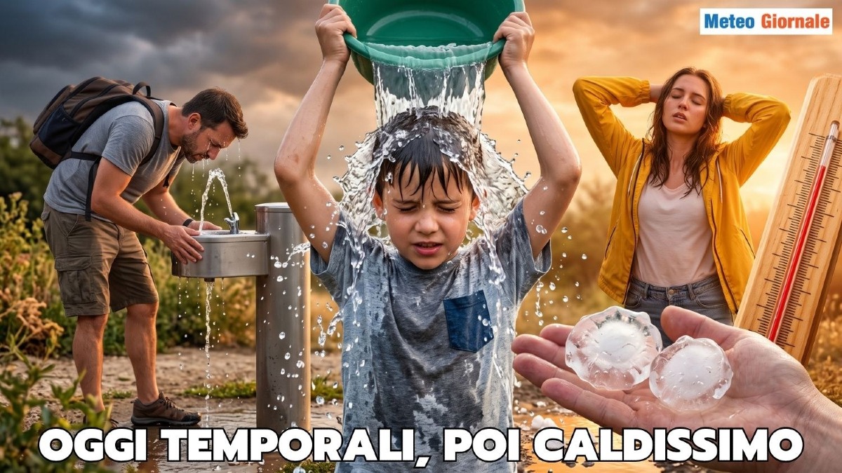Temporali e grandine grossa sull'Italia, domenica critica anche per il Nordest - 