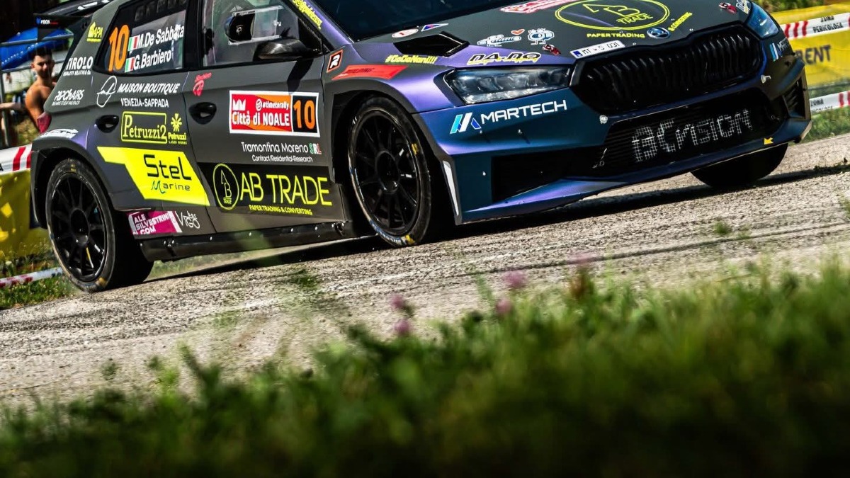 De Sabbata terzo al Rally Città di Noale: il pilota udinese sale al 2° posto di zona - 