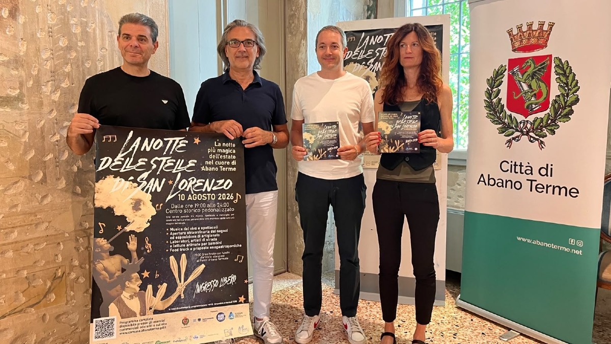 Abano Terme, Notte delle Stelle il 10 agosto: festa fino a mezzanotte e fuochi silenziosi - 