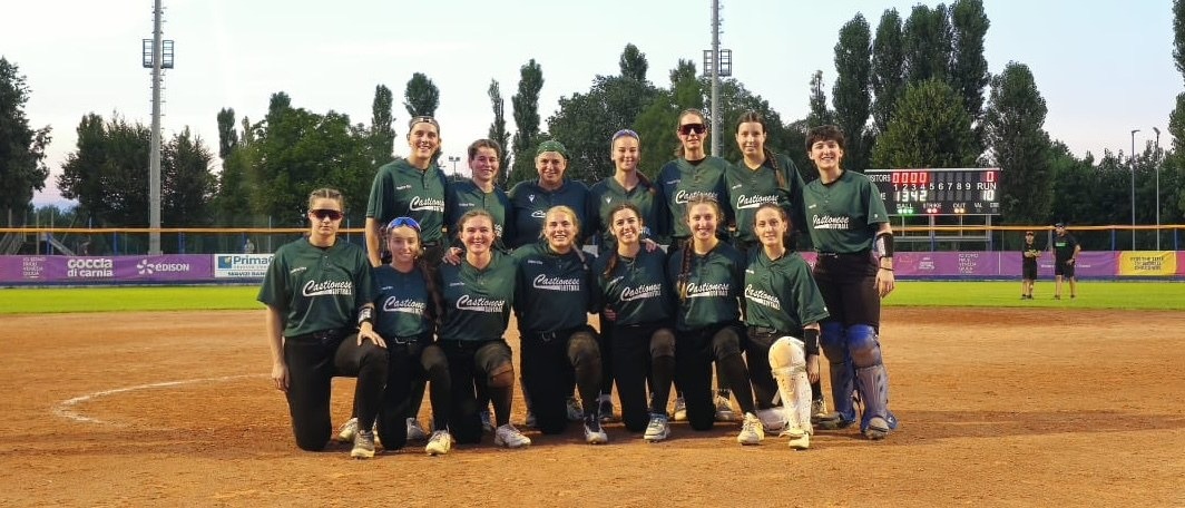 Castionese Softball, doppio successo sulla Fiorentina: 8-1 e 10-0 prima del derby