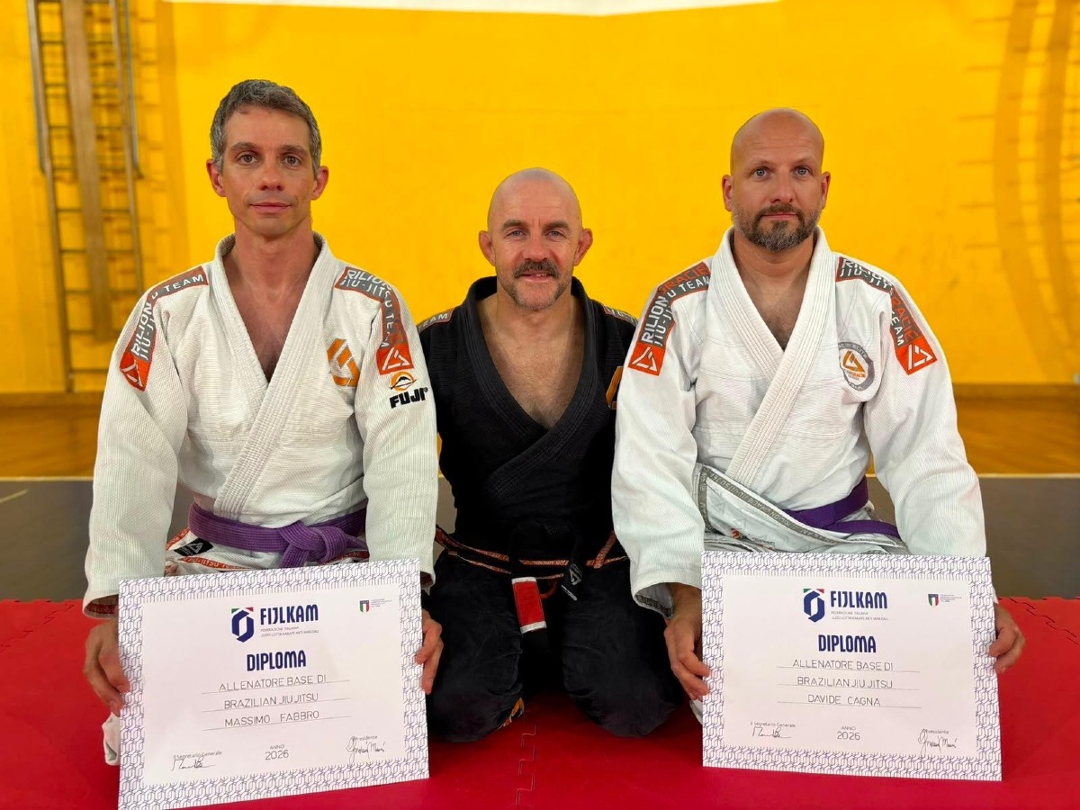 Brazilian Jiu Jitsu, Sakura ASD ottiene tre promozioni tecniche con FIJLKAM