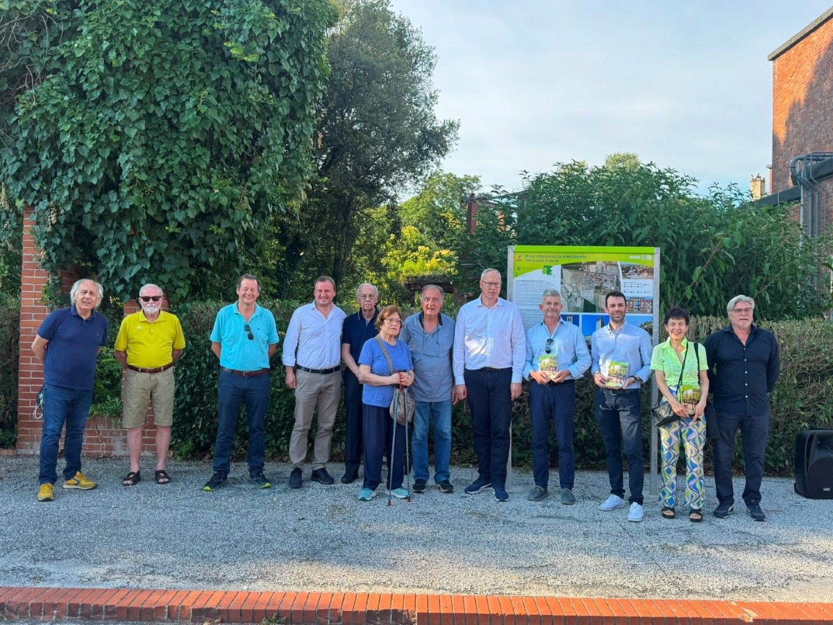 Torviscosa inaugura il percorso 112 dei 10mila passi tra salute e storia