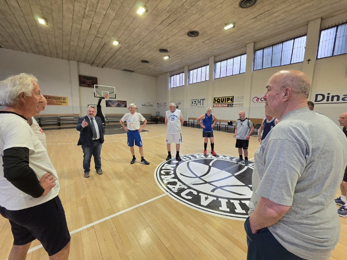 Basket over 75, bronzo europeo ad Atene per la Nazionale italo-slovena