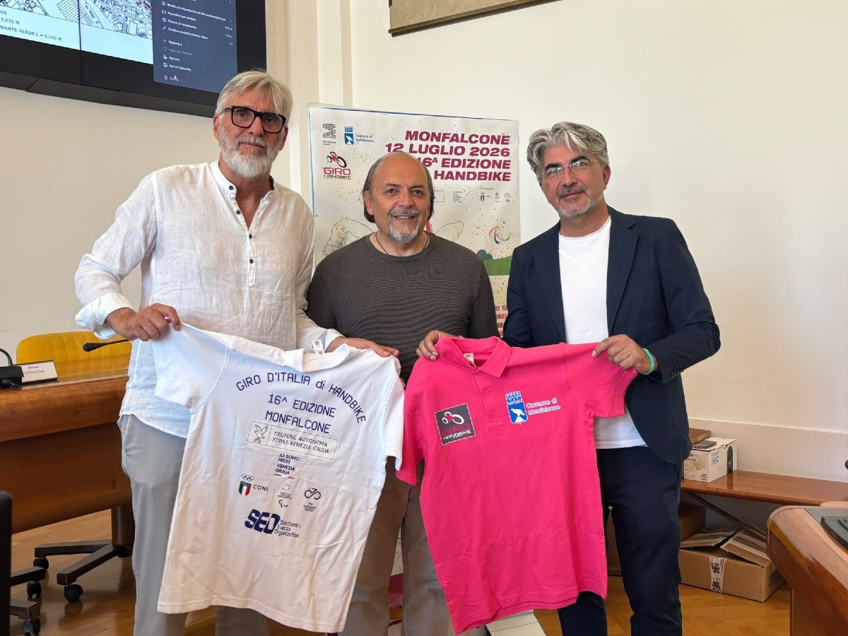 Monfalcone, il 12 luglio torna il Giro d’Italia di Handbike: viabilità modificata e 50