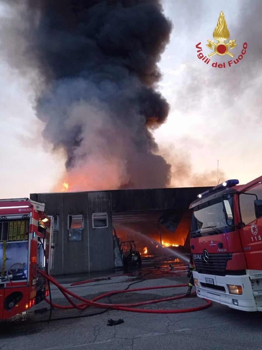 Incendio Concordia Sagittaria 