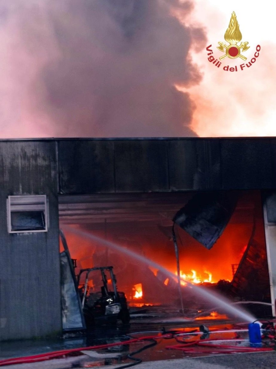 Incendio Concordia Sagittaria 