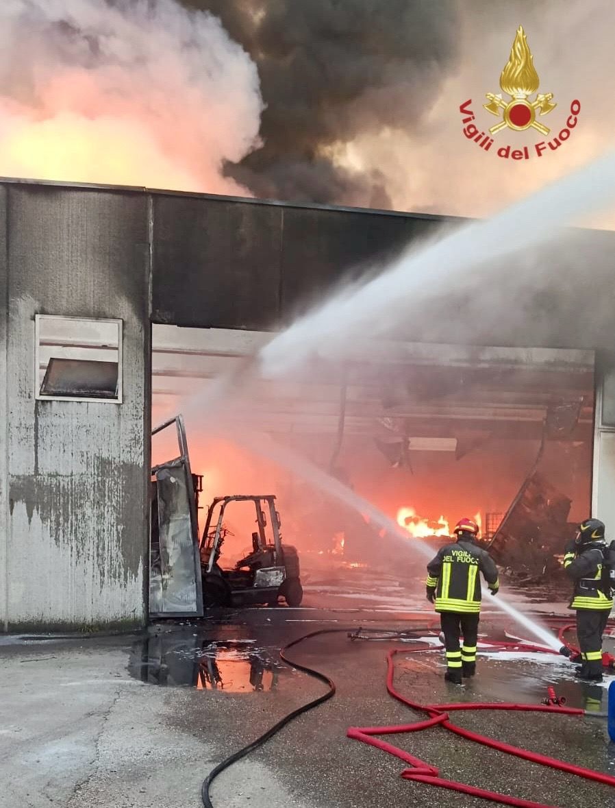 Incendio Concordia Sagittaria 