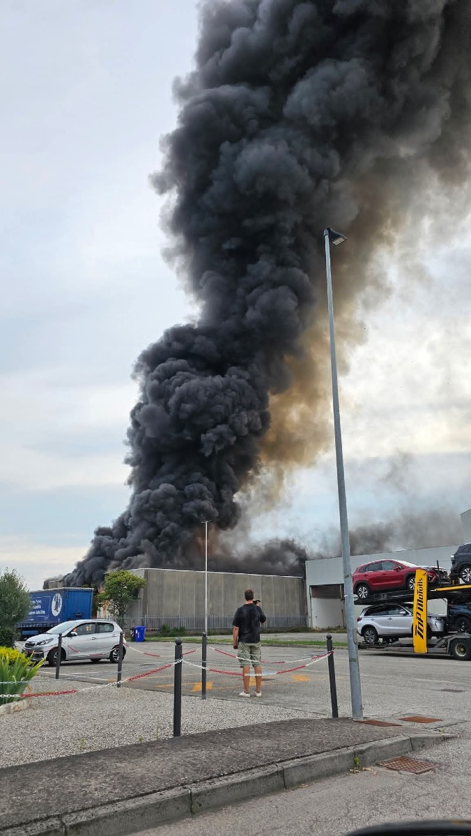 Incendio Concordia Sagittaria 