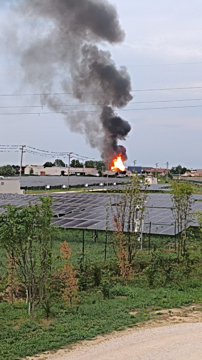 Incendio Concordia Sagittaria 